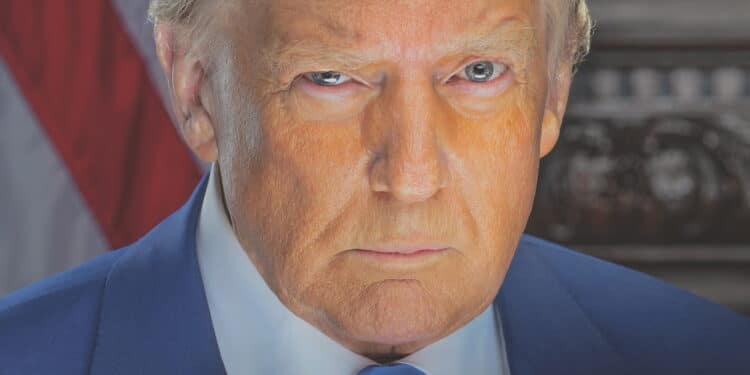 Donald Trump par Daniel Torok — Portrait Official 2025 (Crédit DR)