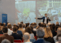 Stein Van Oosteren lors des 4e rencontres du vélo et des mobilités douces le 23 mai à Marseille (Crédit JYD/Gomet')