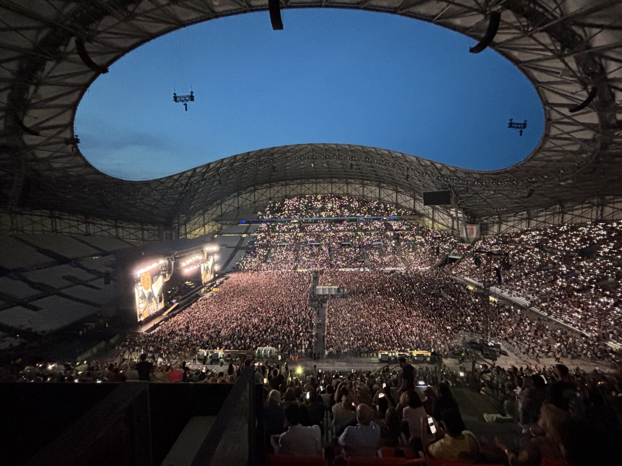 Bruce Springsteen communie avec l'Orange Vélodrome