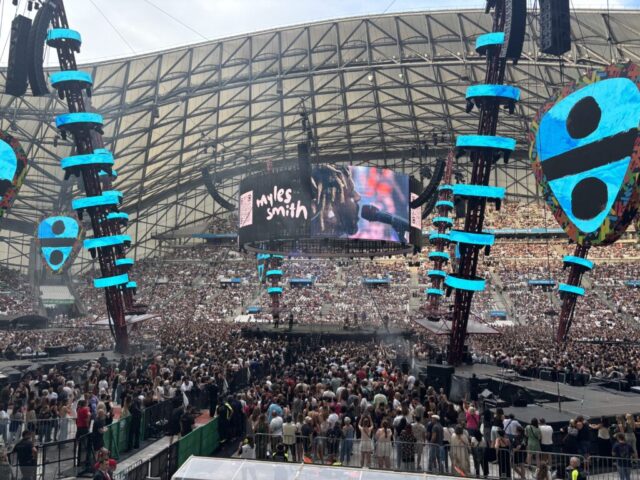 Ed Sheeran à l'Orange Vélodrome (Crédit Gomet')