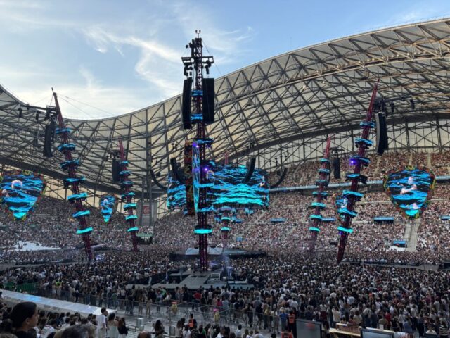Ed Sheeran à l'Orange Vélodrome (Crédit Gomet')