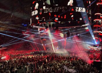 Ed Sheeran à l'Orange Vélodrome (Crédit Gomet')