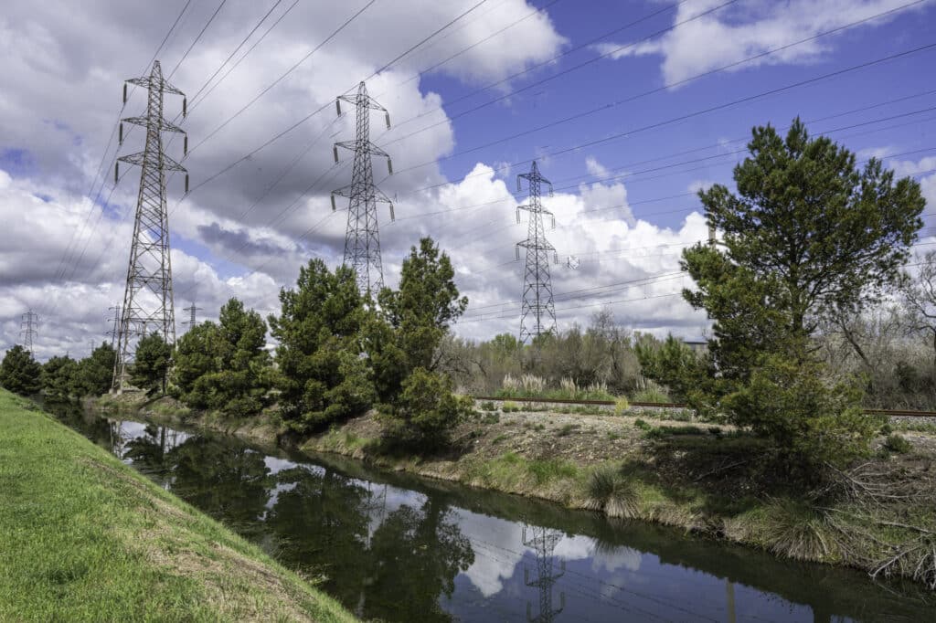 ligne électrique Fos