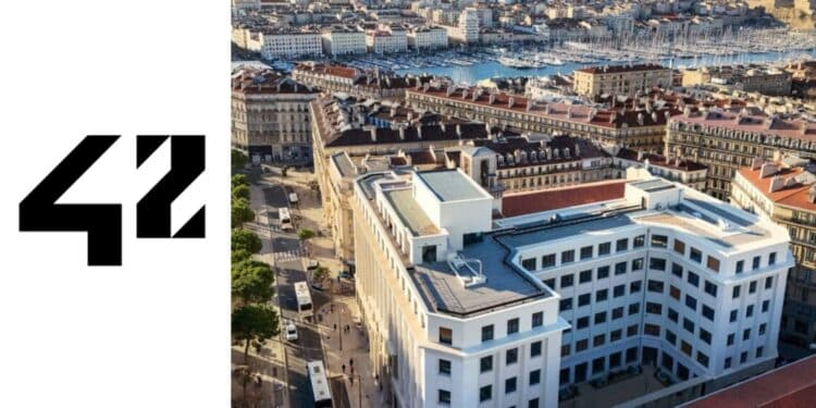 L'immeuble Grand Central, qui héberge l'école 42 à Marseille