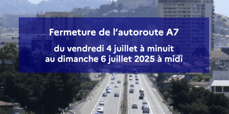 fermeture A7 Marseille
