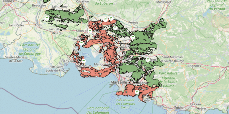 carte massifs forestiers