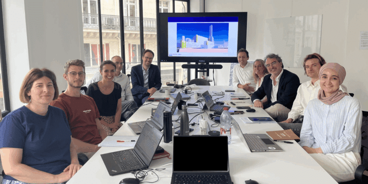 Les équipes de GravitHy et Rougerie+Tangram (crédit GravitHy)