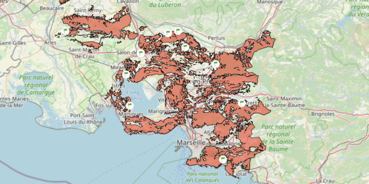 carte accès massifs forestiers