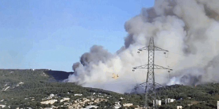 Incendie Martigues