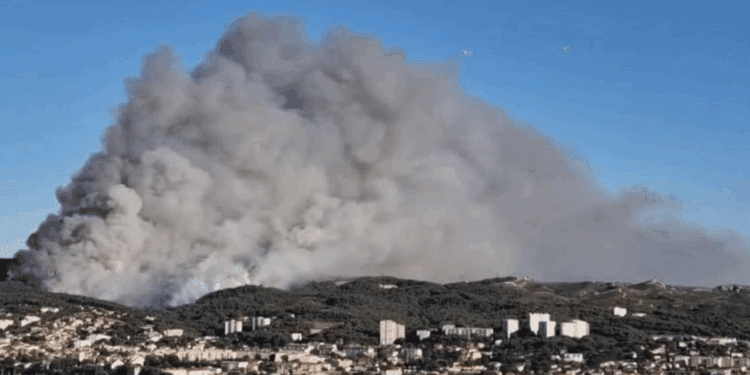 incendie Martigues