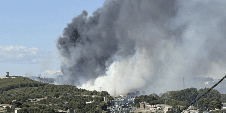Incendie les Pennes Septèmes