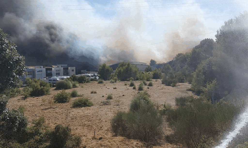 Incendie Les Pennes Septèmes
