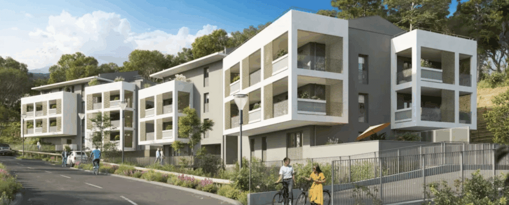 Projet en bail réel solidaire : "Les terrasses de la garrigue" à Cassis - Crédits photo : Erilia Accession