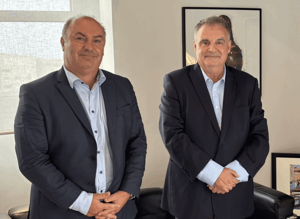 Eric Berton, président d'Aix-Marseille Université et Lamri Adoui , président de France Universités (Crédit Gomet')