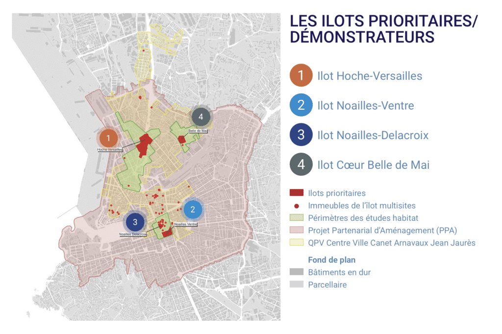 Ilots prioritaires SPLA-IN AMP