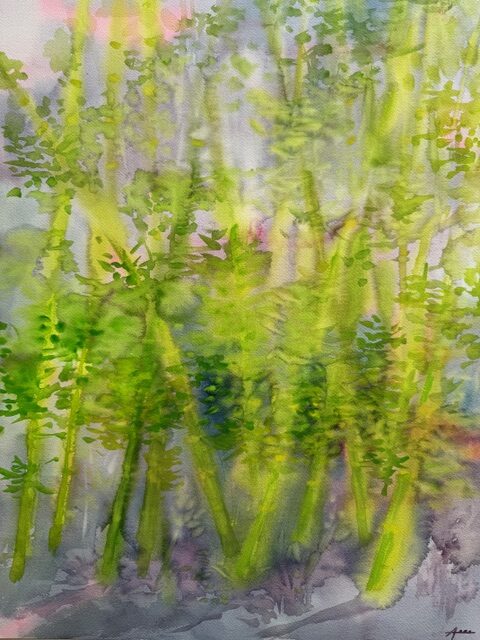 Alexandra Deman. Série Bambous