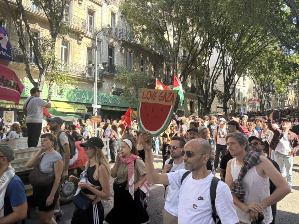 Bloquons tout : manifestation du 10 septembre à Marseille (Crédit Gomet')