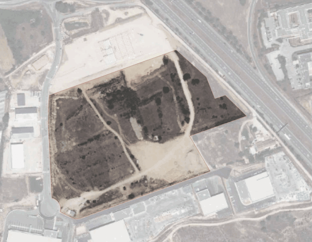 foncier du projet de data center Telehouse Cezanne aux Pennes-Mirabeau au nord de Marseille (Crédit Telehouse)