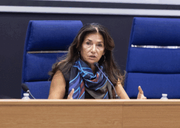 Christine Cabau Woehrel lors du Forum d'Aix-Marseille le 2 octobre 2025 au Pharo (Crédit © Julie Lagier / Provence Promotion)