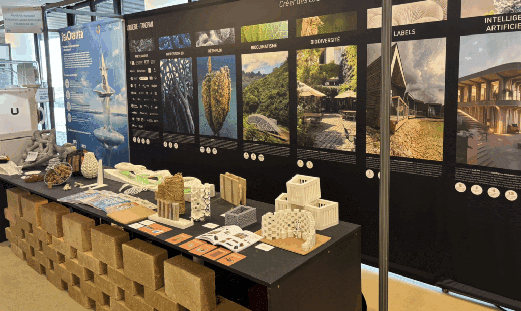Le stand Rougerie+Tangram à Biomim' expo