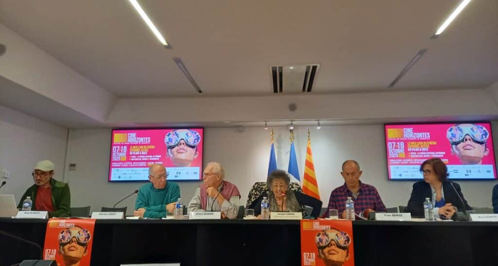 Cinehorizontes lors de la conférence de presse (Crédit Adrienne Bagdadlian)