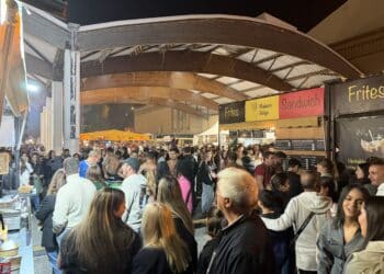 L’espace gastronomie de la Foire de Marseille lors de la nocturne du vendredi 3 octobre