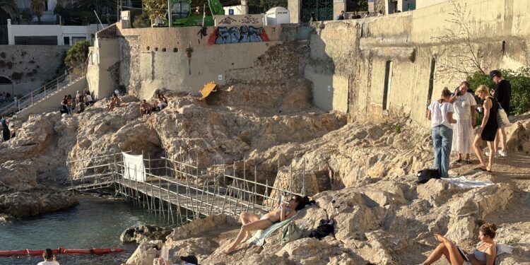 Anse de Maldormé à Marseille le 18 octobre 2025 (Crédit : Gomet')