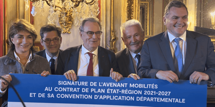 signature CPER mobilités région Sud