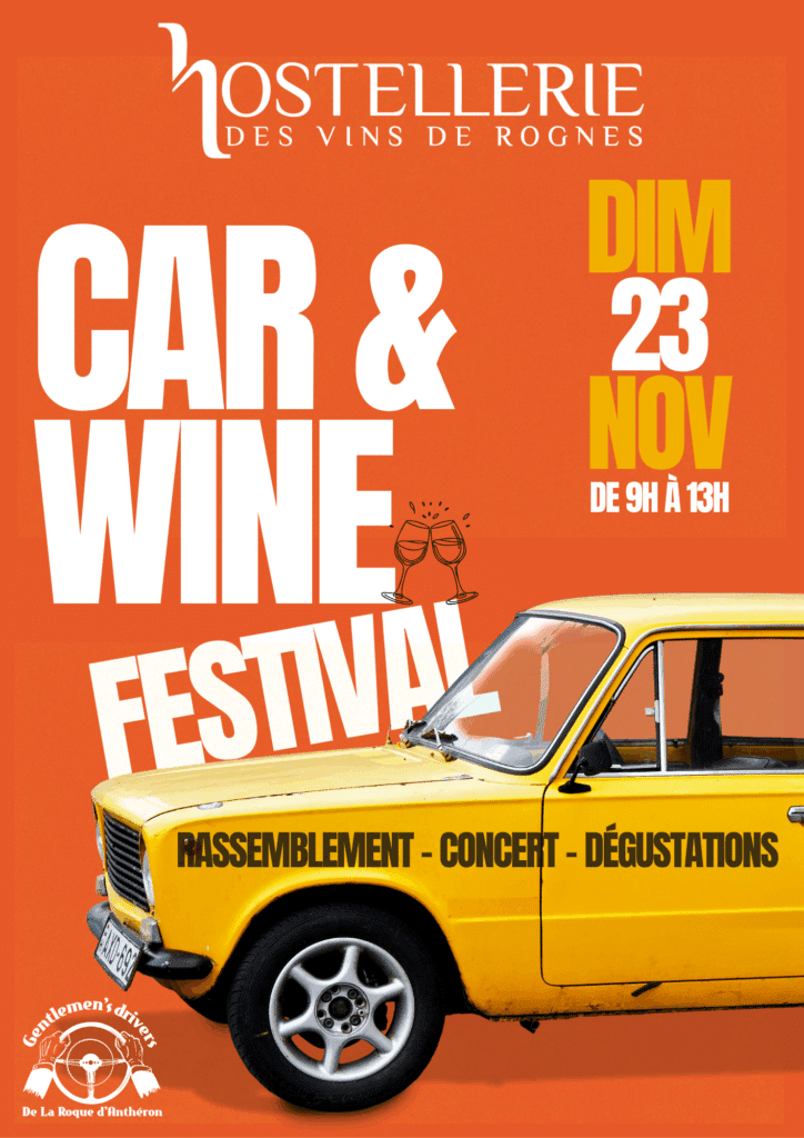 Car & Wine ce week-end à Rognes