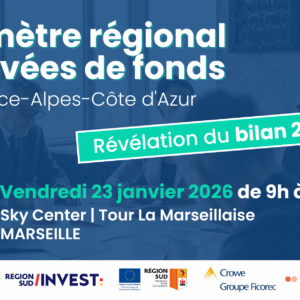 Baromètre régional des levées de fonds 2025 en Provence-Alpes-Côte d'Azur