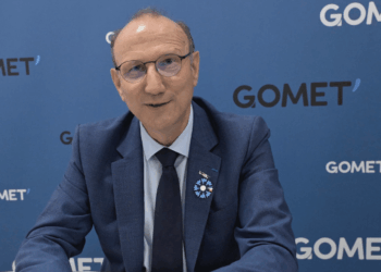 Pascal Kuhn sur le plateau média de Gomet' le 12 novembre 2025 à Centrale Méditerranée (Crédit Gomet':JYD)