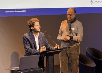 Julien Choukroun lors de la journée des 20 ans d'Aktantis (Crédit Gomet')