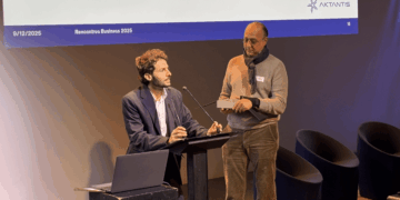 Julien Choukroun lors de la journée des 20 ans d'Aktantis (Crédit Gomet')