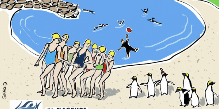 bain 1er de l'an Libres nageurs