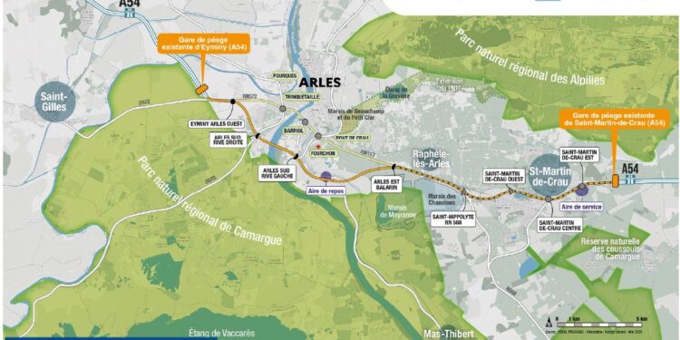 Contournement autoroutier Arles