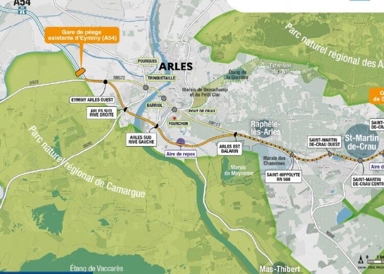 Contournement autoroutier Arles