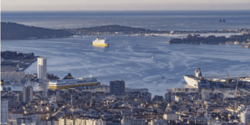 La rade du port de Toulon (Crédit Métropole Toulon)