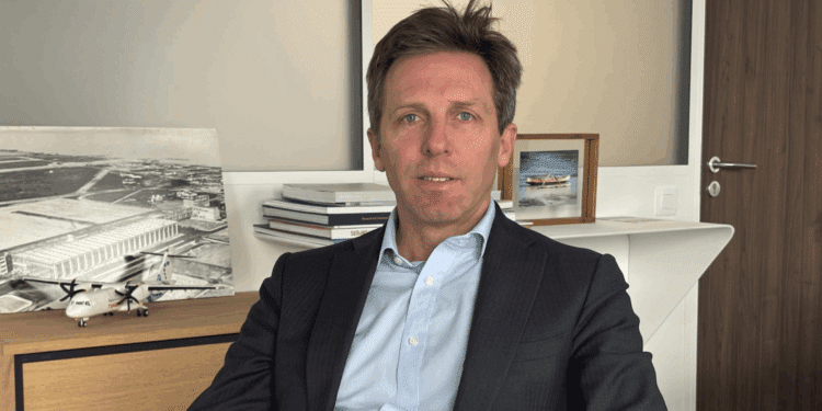Julien Coffinier, président de l'Aéroport Marseille Provence (Crédit Gomet')