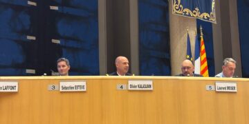 Le général Olivier Kaladjian commandas de la base aérienne de Salon à l'Hôtel de R2gion mardi 16 décembre 2025 (Crédit Gomet')