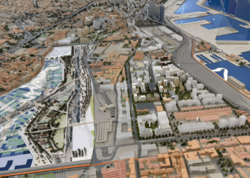 Euroméditerranée la maquette