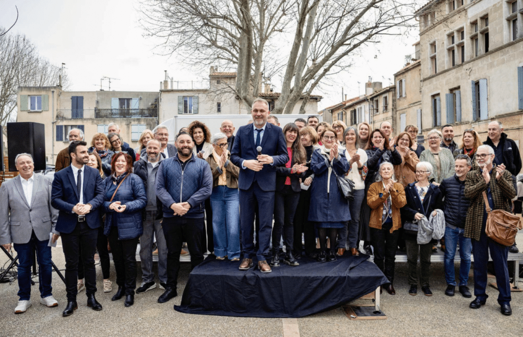 Nicolas Koukas et ses colistiers