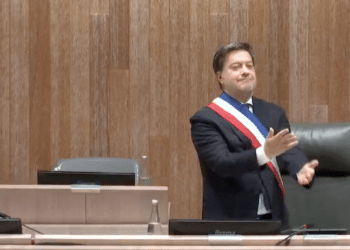 Benoît Payan réélu maire de Marseille par le conseil municipal samedi 28 mars 2026 (Crédit capture : Ville de Marseille).