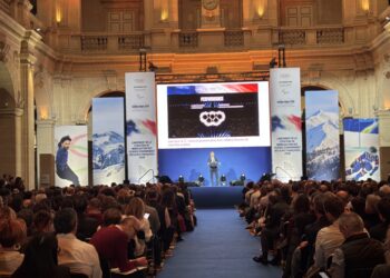 Edgar Grospiron au Palais de la Bourse à Marseille mercredi 25 mars 2026 (Crédit Gomet')