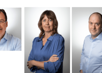 Paul Jackson (Chief Operating Officer), Magali Gibou (Chief Regulatory & Quality Officer) et Simon Sturge (Président indépendant du conseil).