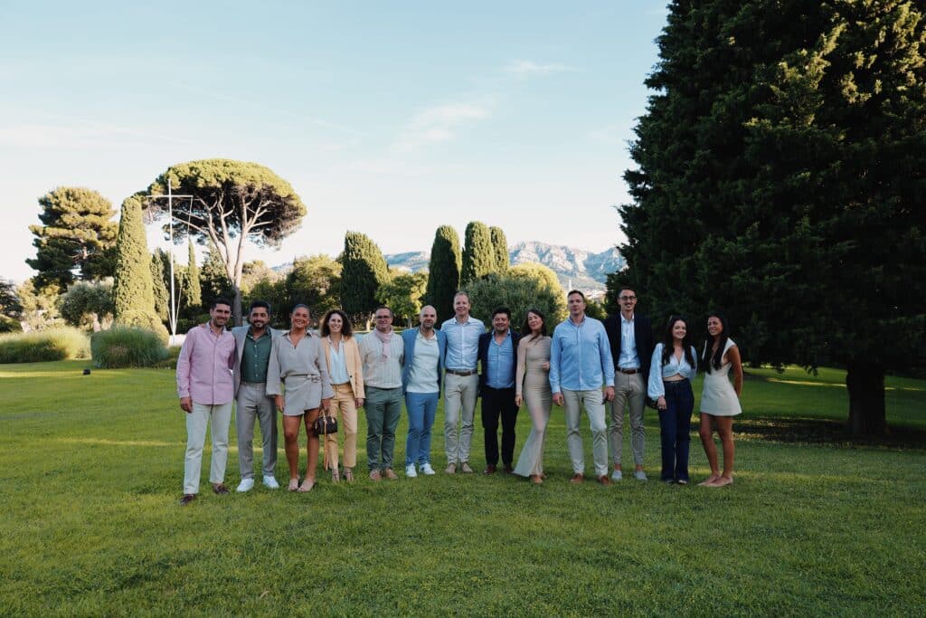 Les membres du JIM au Château St-Victor (Crédit DR)