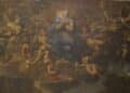 L'Assomption de la Vierge par Nicolas Mignard (1647) - détail avant restauration ©CICRP-C.Martens