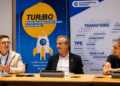 2e édition Turbo - Simon Kuster (cofondateur de TeedUp), Jean-Luc Chauvin (président de la CCI métropolitaine Aix-Marseille-Provence) et Barbara Adinany-Bartolozzi (fondatrice de L’Instant Cryo)