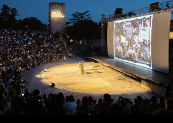 soirée des Rencontres d'Arles au théâtre antique