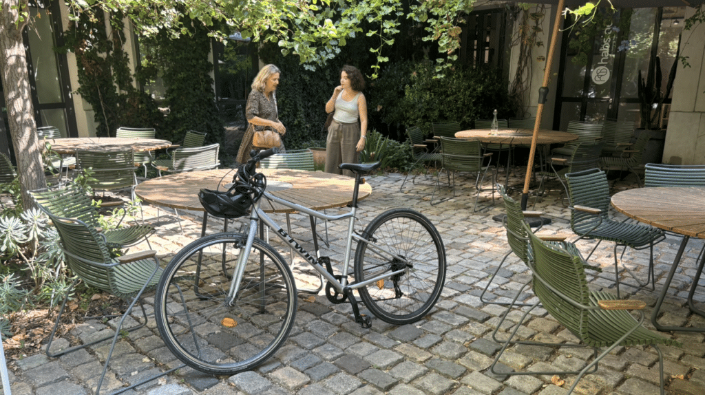 La cour de Cité Fab où se dérouleront les 5e Rencontres du vélo et des mobilités douces le 11 septembre