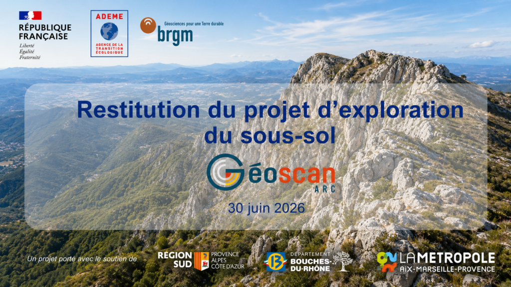 Restitution du projet d'exploration du sous-sol Géoscan